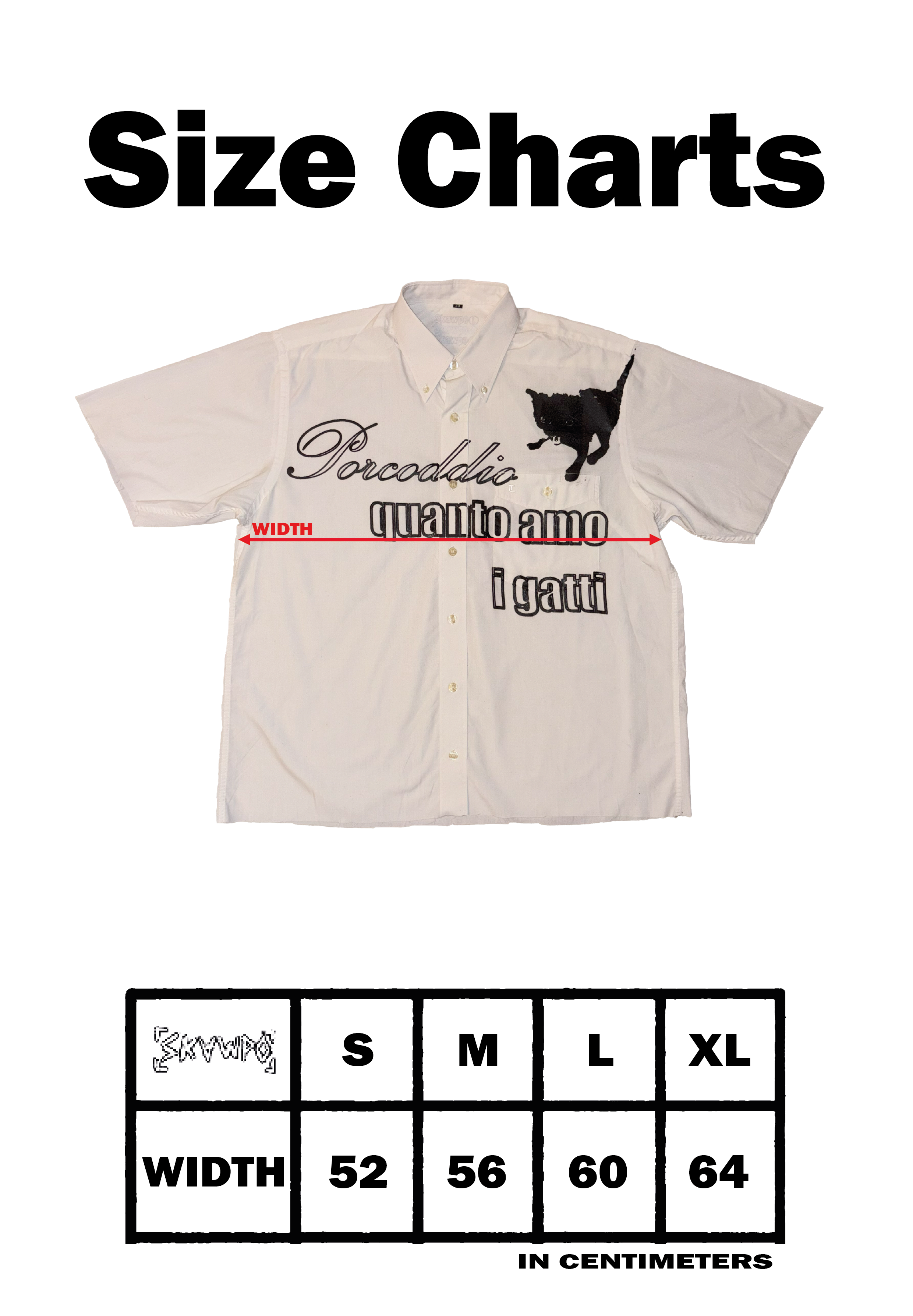 Size S - PORCO**IO QUANTO AMO I G@TTI