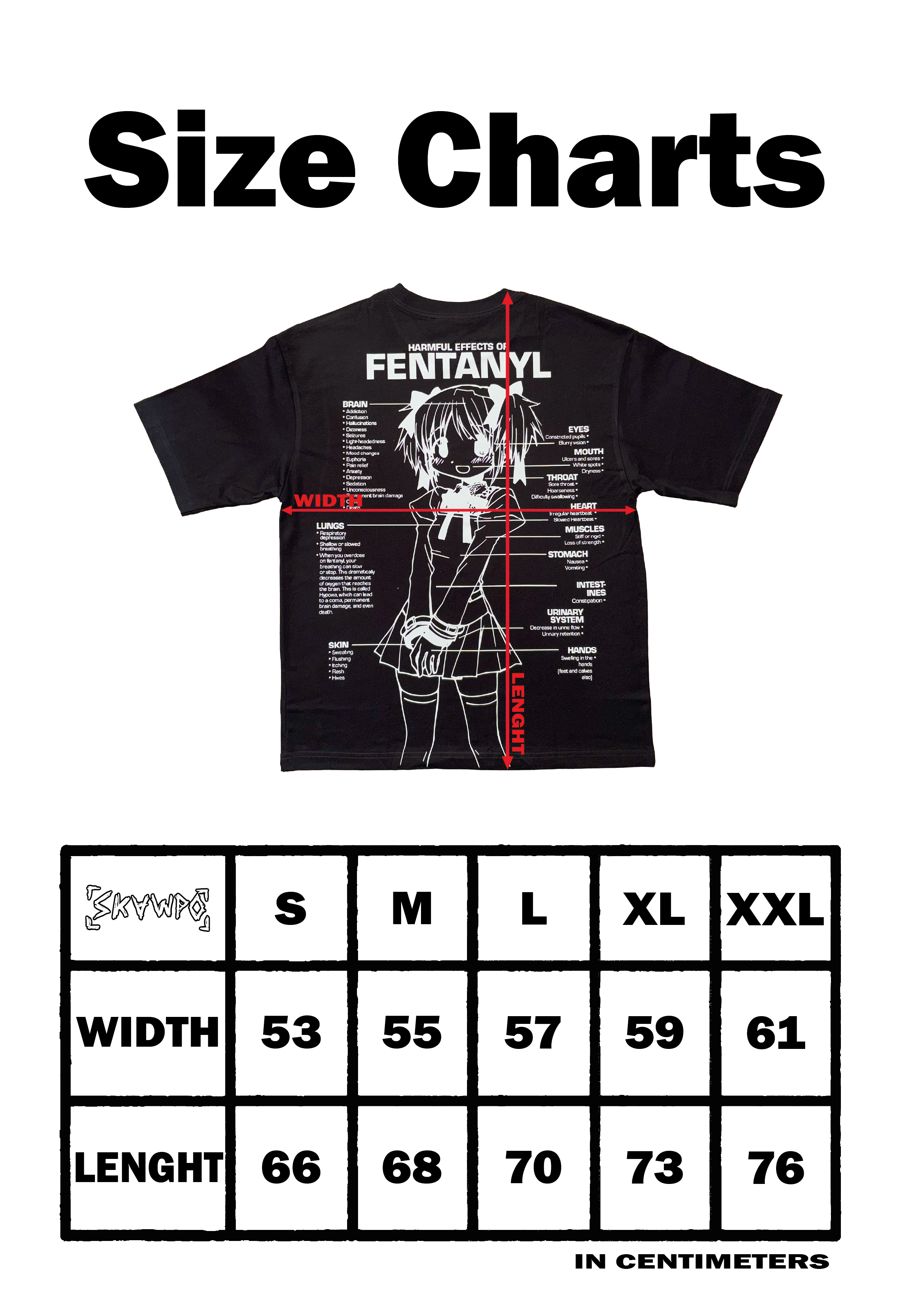 T-SHIRT HARMFUL EFFECT OF F€NTANYL